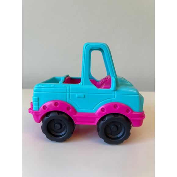 Fisher-Price Little People Barbie Toy Vehicle Truck Blue Doctor Barbie Figure - Picture 7 of 7